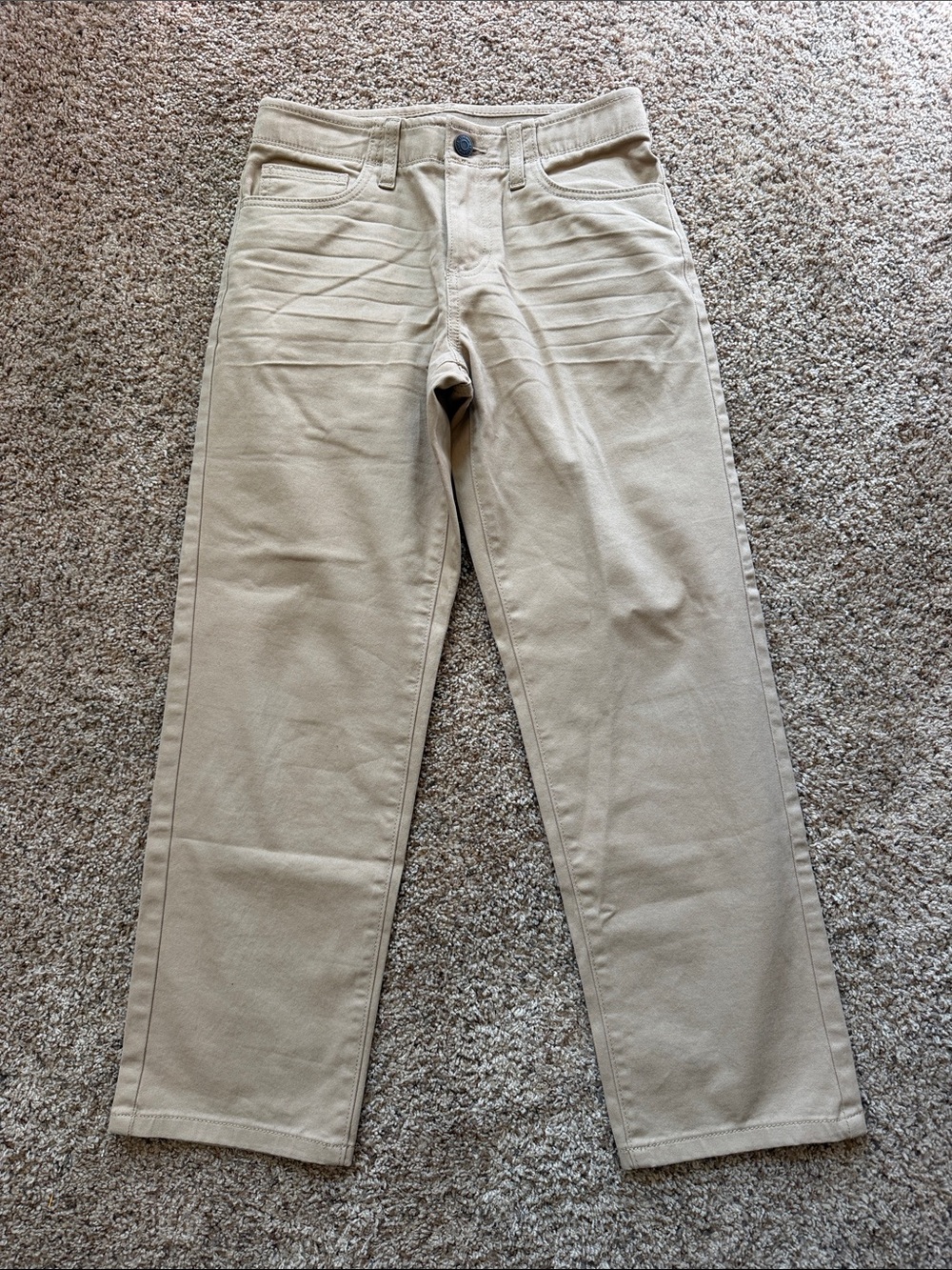 Sonoma Tan Straight-Leg Chinos